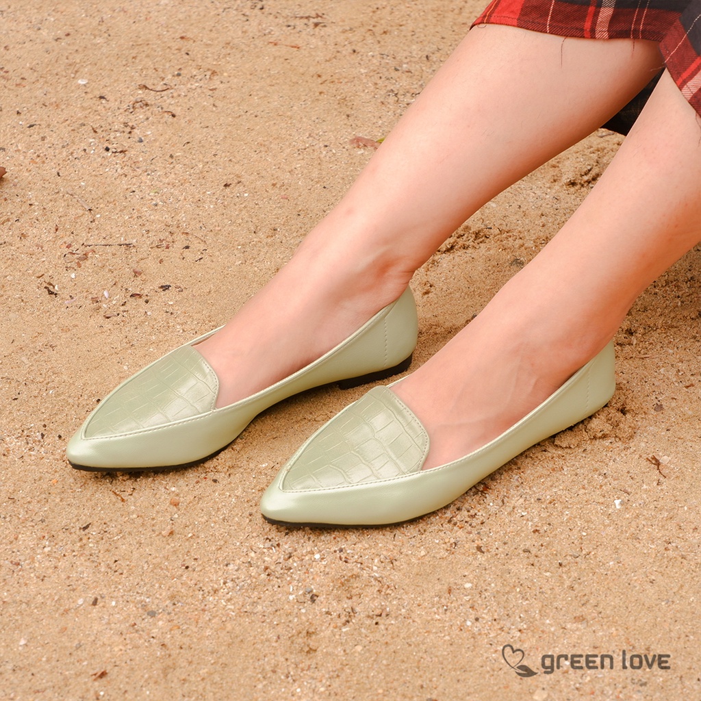 Green Love Sepatu Flat Wanita RHAPSODY