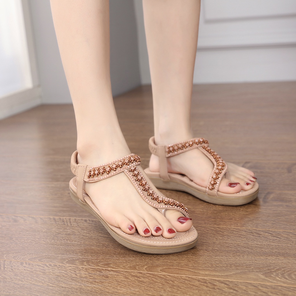 GSW Sendal Flat Wanita Sandal Wanita Import Premium ( BD-6 )