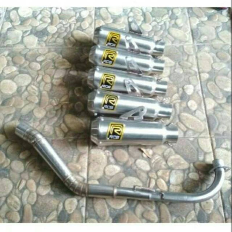 Knalpot RCB GTX KNALPOT RCB TRIAL KNALPOT RCB ROADRACE jupiter