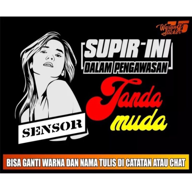 STIKER KACA MOBIL, TRUK, ELF, PICK UP