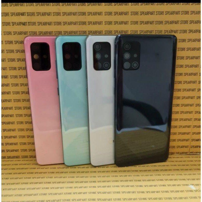 KESING CASING HOUSING FULLSET TUTUP BELAKANG SAMSUNG GALAXY A71 A715 A715F ORIGINAL