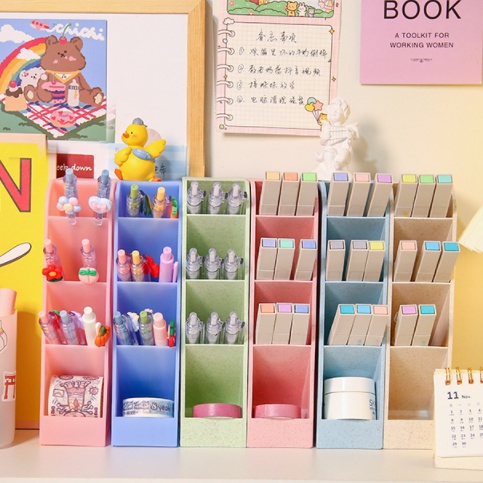 

[ORGM] Perlengkapan Alat Tulis Tempat Pena 5 Slot Tempat Stationery Stand Organiser