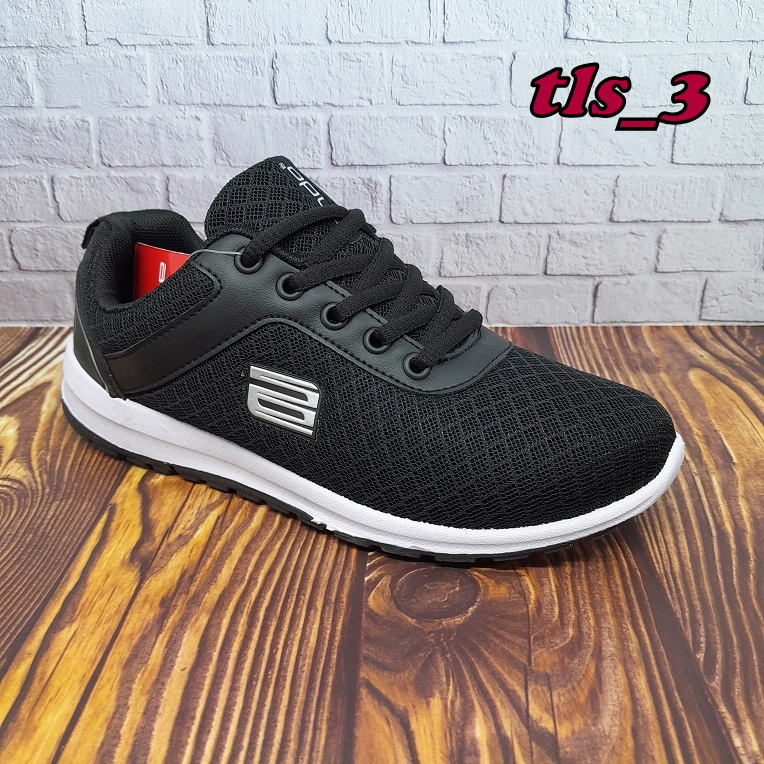 Sepatu Sekolah Ando Hitam Putih 33-40 Original Sd Smp Smk Laki Perempuan