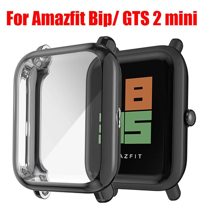 Pelindung Layar Slim Colorful Frame TPU Case Untuk Huami Amazfit Bip U S 1S Bip Lite pro Cover Protect Shell Untuk Xiaomi Amazfit Bip Lite 1S U pro Watch Dengan Pelindung Layar