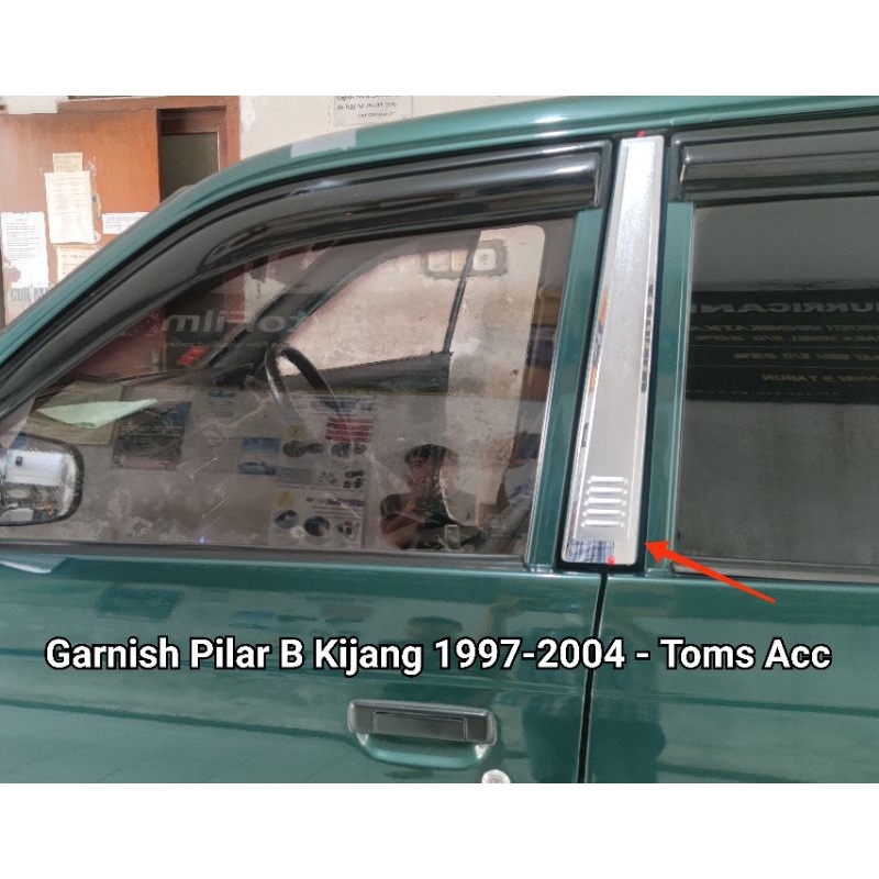 Pilar B Kijang 1997 2004 Lis Kaca Garnish Pintu Depan Krom Toyota Tamaraw FX Revo Pillar Kapsul Vari