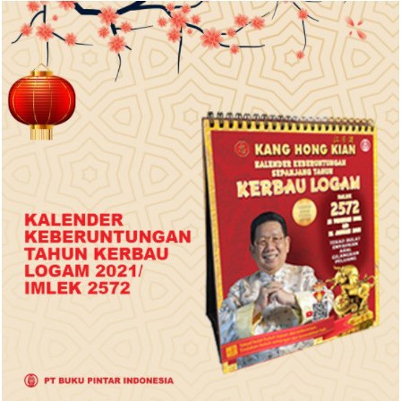 

READY STOK Kalender Keberuntungan Sepanjang Tahun Kerbau Logam 2021/Imlek 2572 - Kang Hong Kian