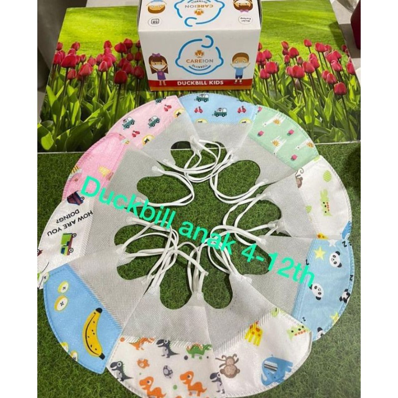 MASKER DUCKBILL ANAK CAREION ECER 1PCS