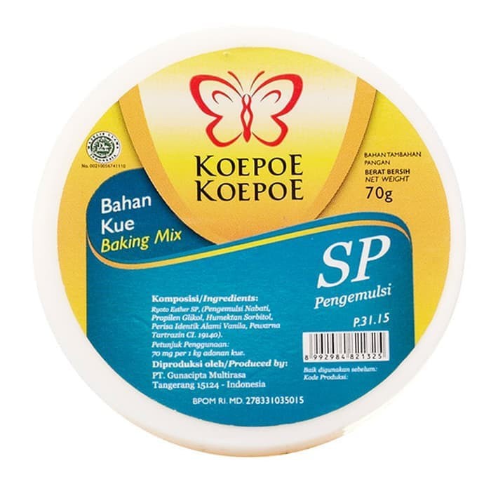 

ds20111w Koepoe Koepoe Sp / Bahan Kue Sp / Pengemulsi / Baking Mix 70G Xz20X1Z11