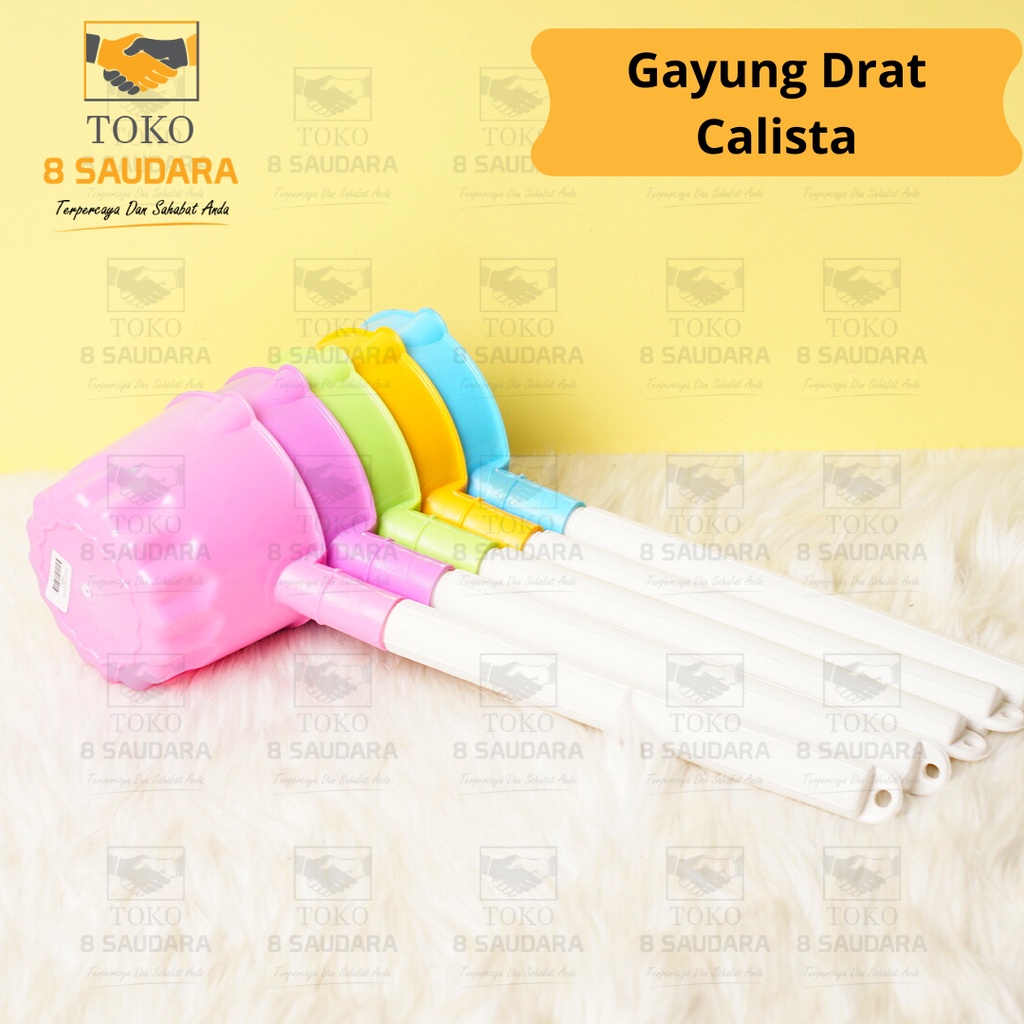 Gayung Drat Ulir Calista Gagang Panjang / Gayung Es / Gayung Sirup / Centong Minuman