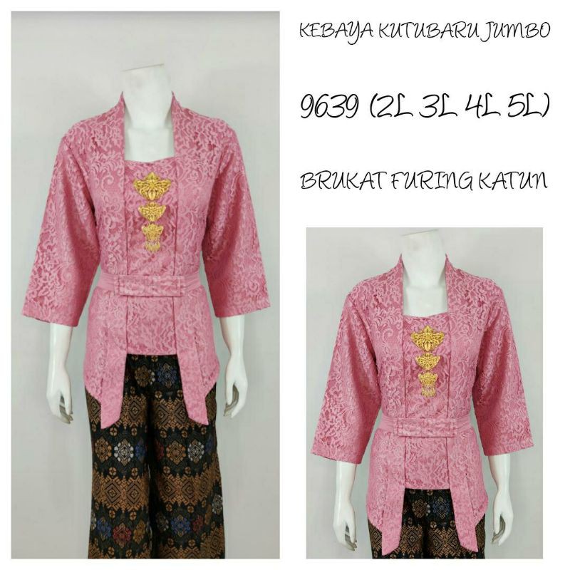 Terlaris Kebaya Modern Kutubaru Encim Brokat Jumbo Big Terlaris Kebaya Modern Kutubaru Encim Brokat Jumbo Big