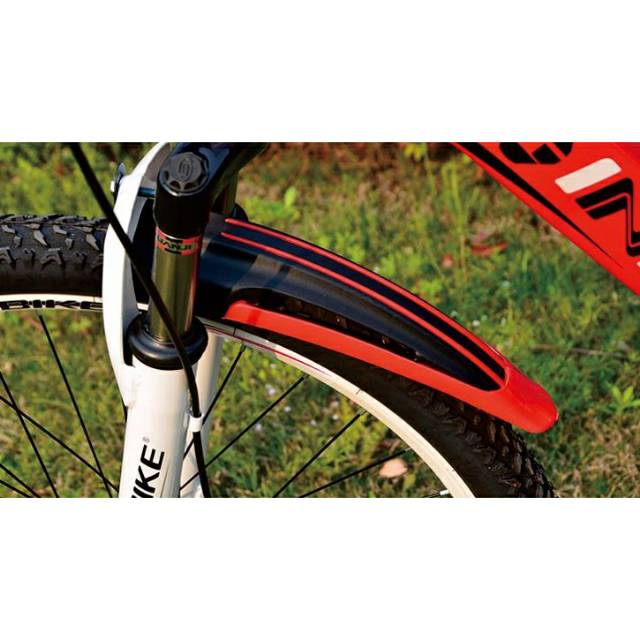 Mudguard Spakbor Sepeda Depan &amp; Belakang Dua Warna - BQ541 - Black