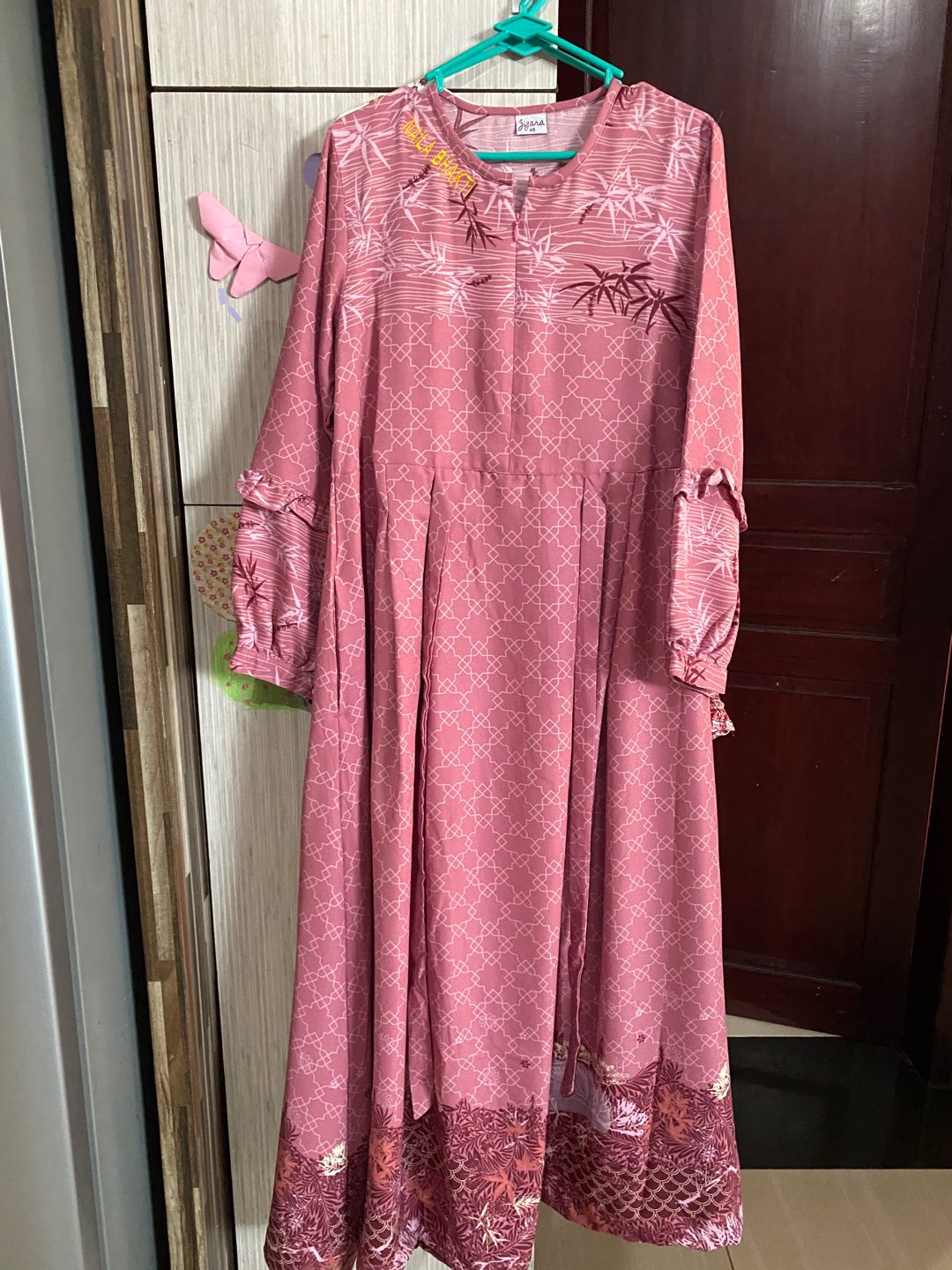 Zizara Bambu Dress - Gamis Motif Batik Modern Terbaru Muslimah