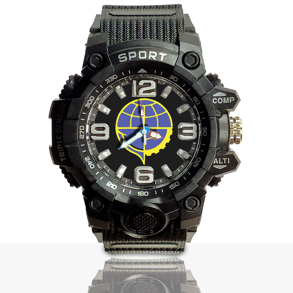 Jam Tangan Custom DISHUB Ruber- Water Resistant