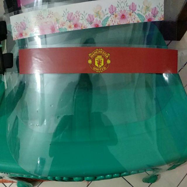 Face Shield Buka Tutup Motif Dan Klub Bola Pelindung Wajah Dan Pelindung Muka Apd