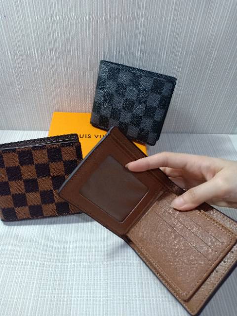 Dompet lipat pria mono damier