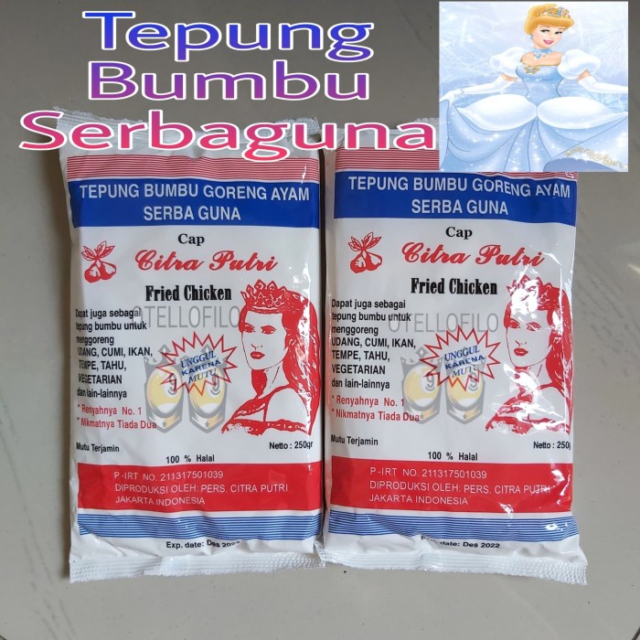 

hbt204tt Tepung Bumbu Serbaguna Citra Putri Da01D100