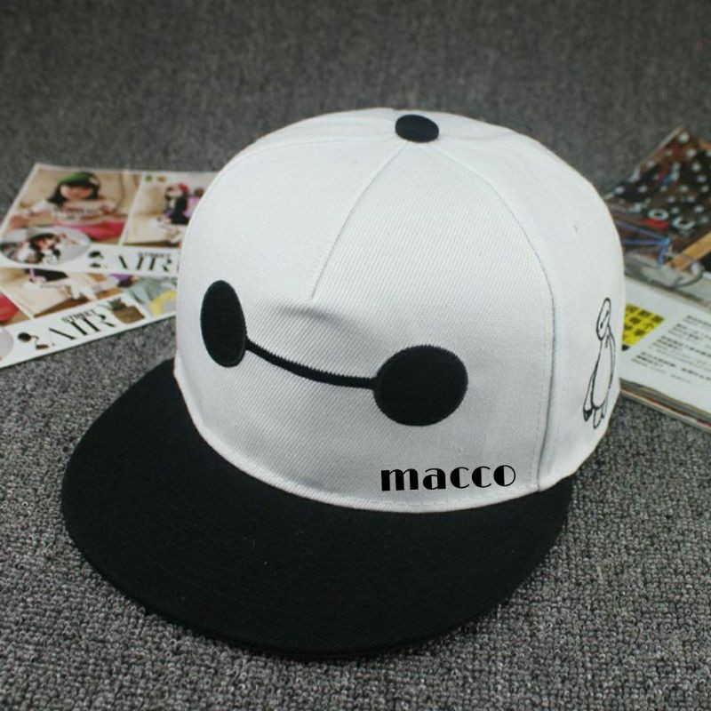 topi anak macco/topi brand macco ori/ topi anak dostro-T Komb putih hitam
