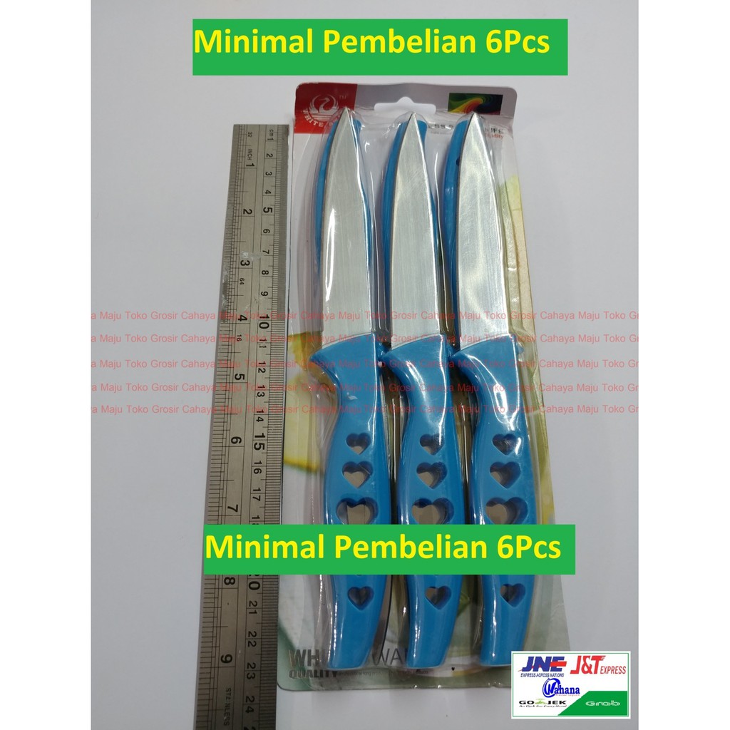 Pisau Set Stainless Buah Dapur Masak MURAH (Pcs)