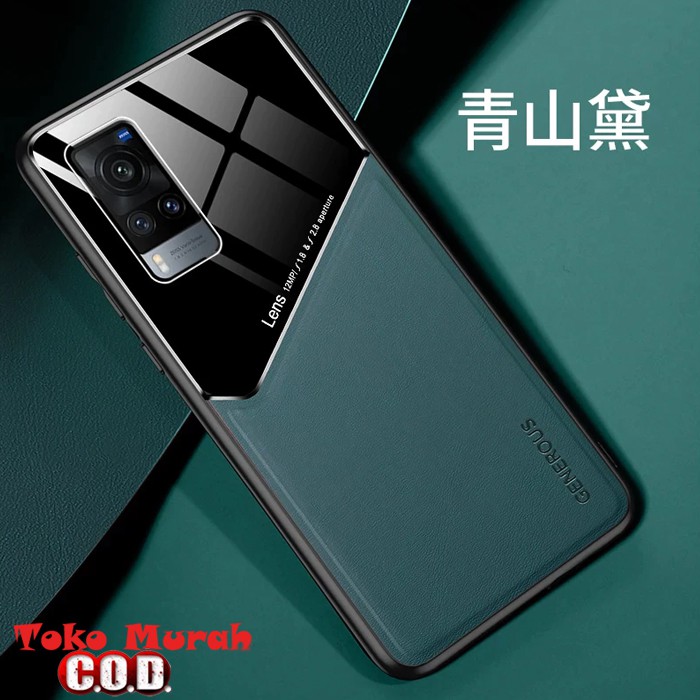 Elegant Case VIVO X60 VIVO X60 PRO Case Leather Mirror