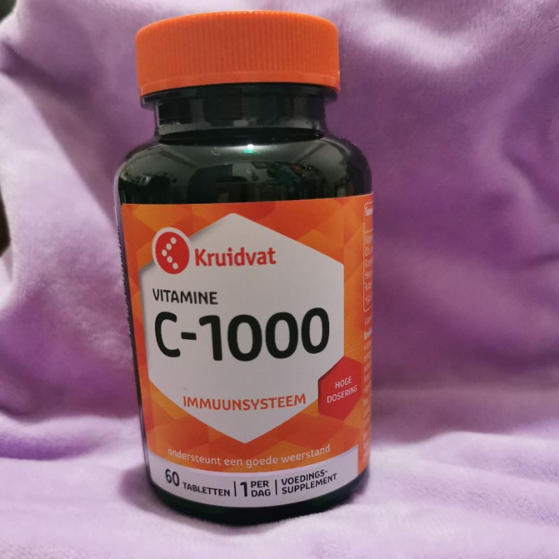 Jual Vitamin C 1000 Mg Kruidvat 60 Tablet Shopee Indonesia