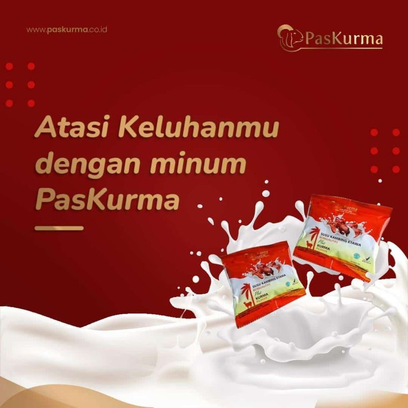 

[ per 1 sachet ] Paskurma Susu Kurma - Susu Kambing Etawa plus Kurma Pilihan ( Etawaku plus Kurma )