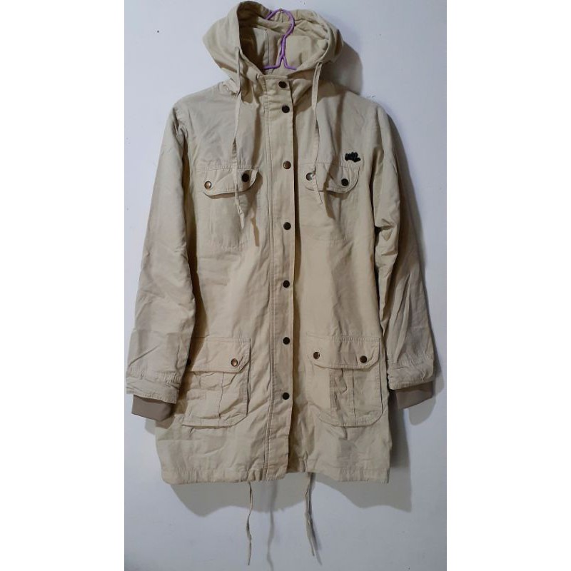 Jaket Parka Canvas Jaket Parka Unisex Preloved UNKL347