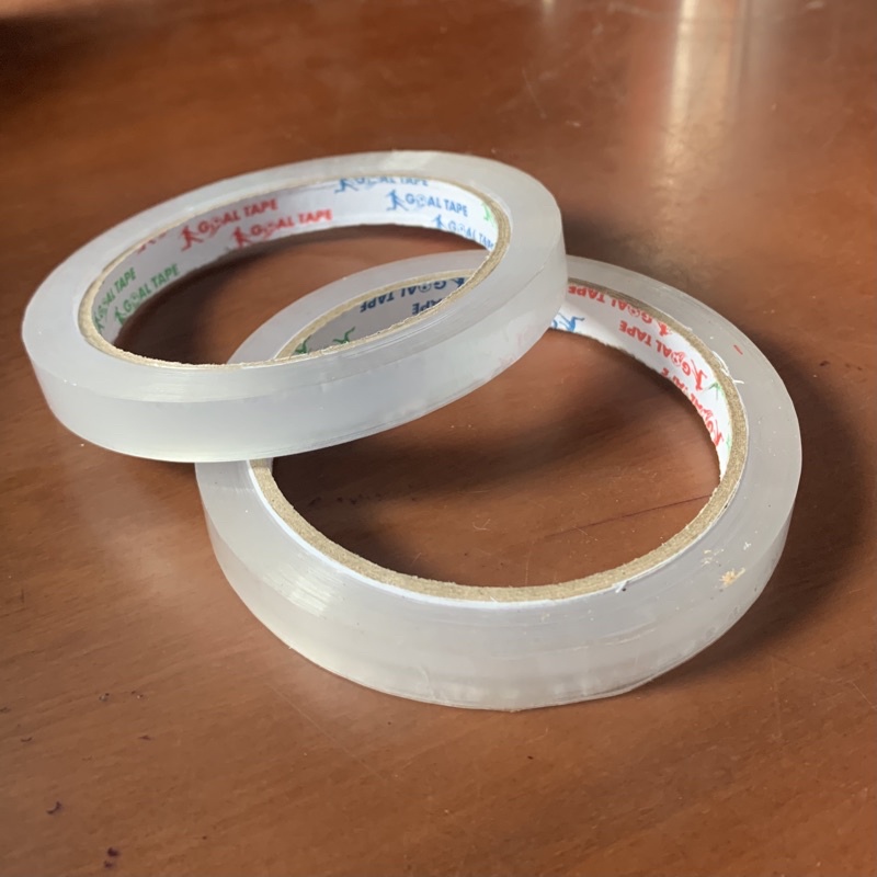 

1 Piece Selotip 1 Jari 11,5mm x 60 Yard Lakban Isolasi Toples