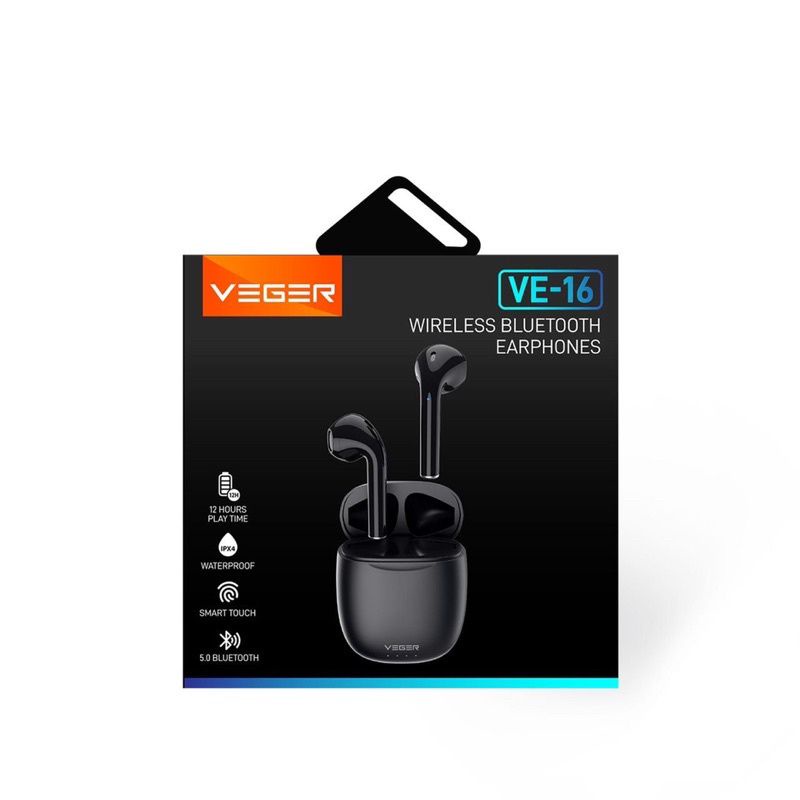 Earphone Wireless Veger VE-16 ORIGINAL 100%
