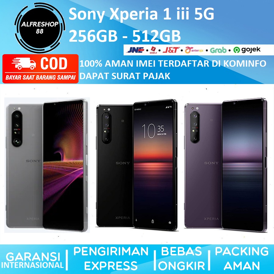 Sony Xperia 1 iii 5G 12GB 256GB 512GB Snapdragon SD888