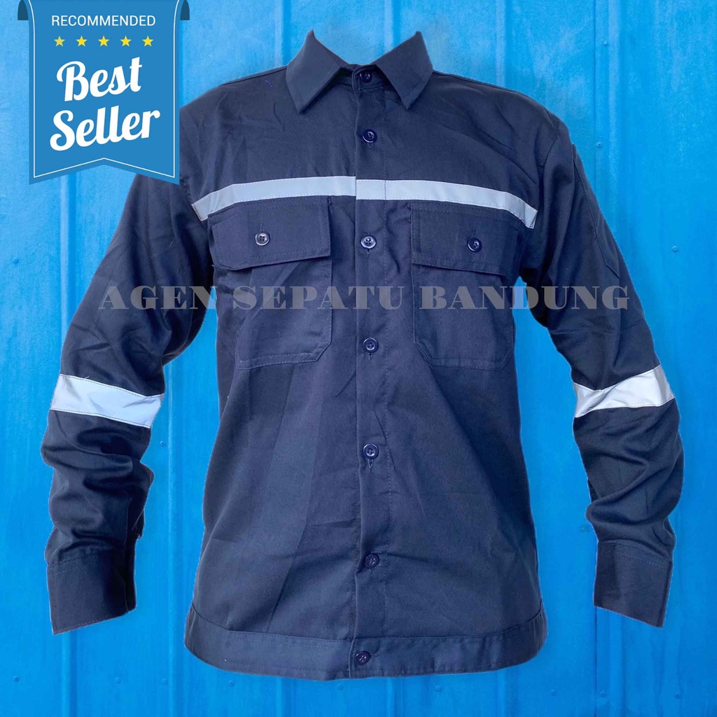 Wearpack Safety Baju Safety Baju Kerja Bordir K3 dan Bendera Indonesia