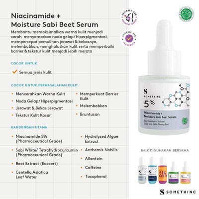 SOMETHINC 5% Niacinamide + Moisture Sabi Beet Serum