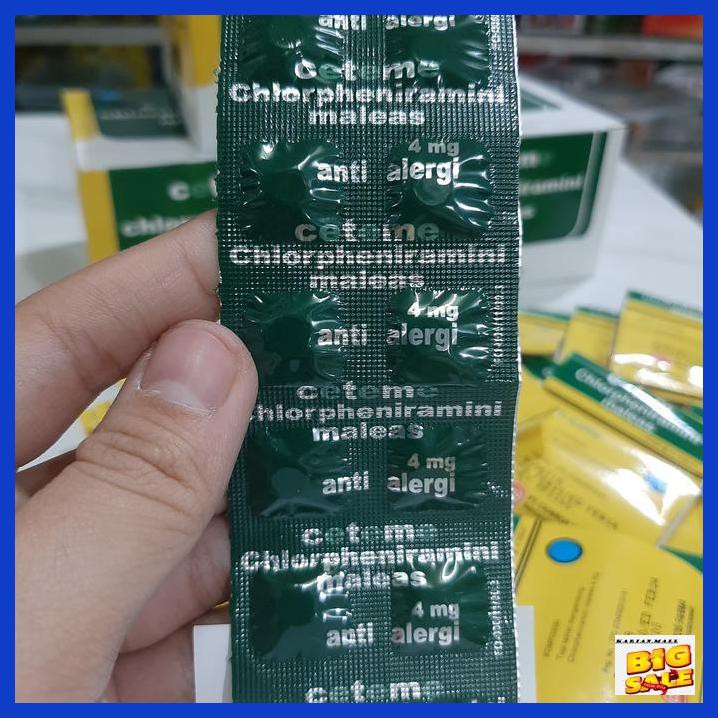 Obatigrela- Isi 12 Tablet Ctm Cito 4Mg / Obat Gatel Dan Alergi Kulit Makanan -Obat-Alergi-Obat-