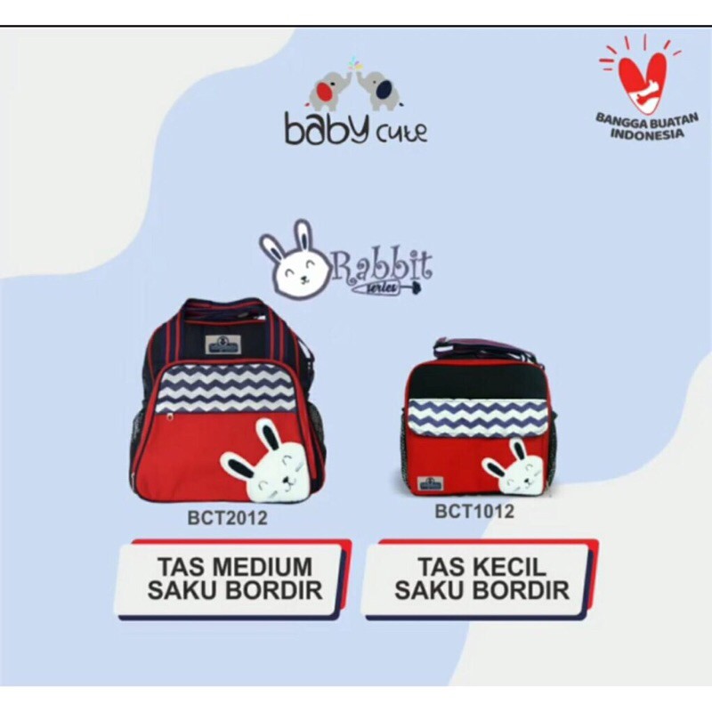 Baby Cute Tas Bayi Kecil / Medium Saku Bordir Animal Series - BCT 1012 2012 3012 Tas Bayi (Murah)