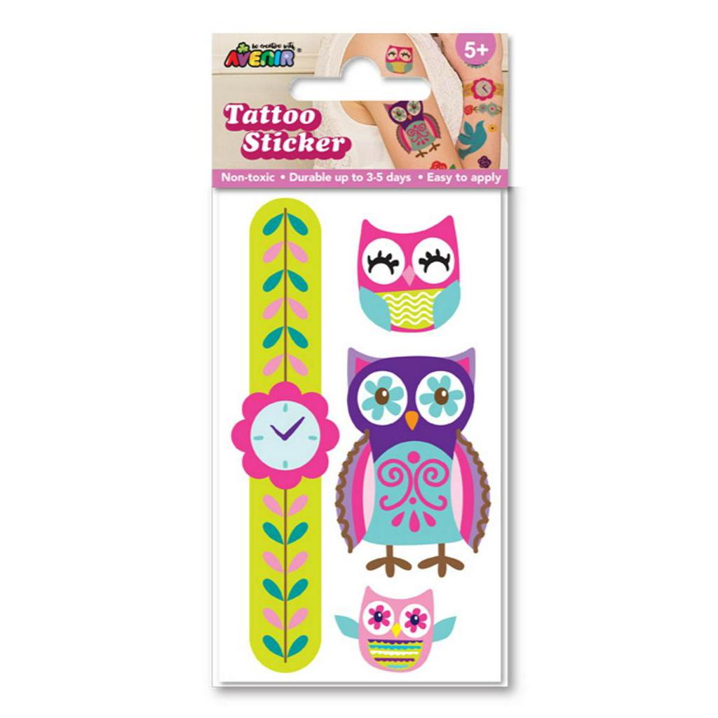 

Mainan Edukasi Bydesign - AVENIR - Watch Owl / 69504 / Tattoo Stiker