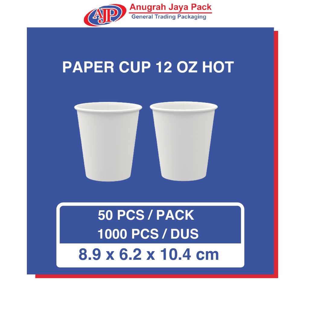 Jual Paper Cup 12 Oz Hot Polos Gelas Kertas Minuman 12 Oz Tanpa Tutup Shopee Indonesia 4994