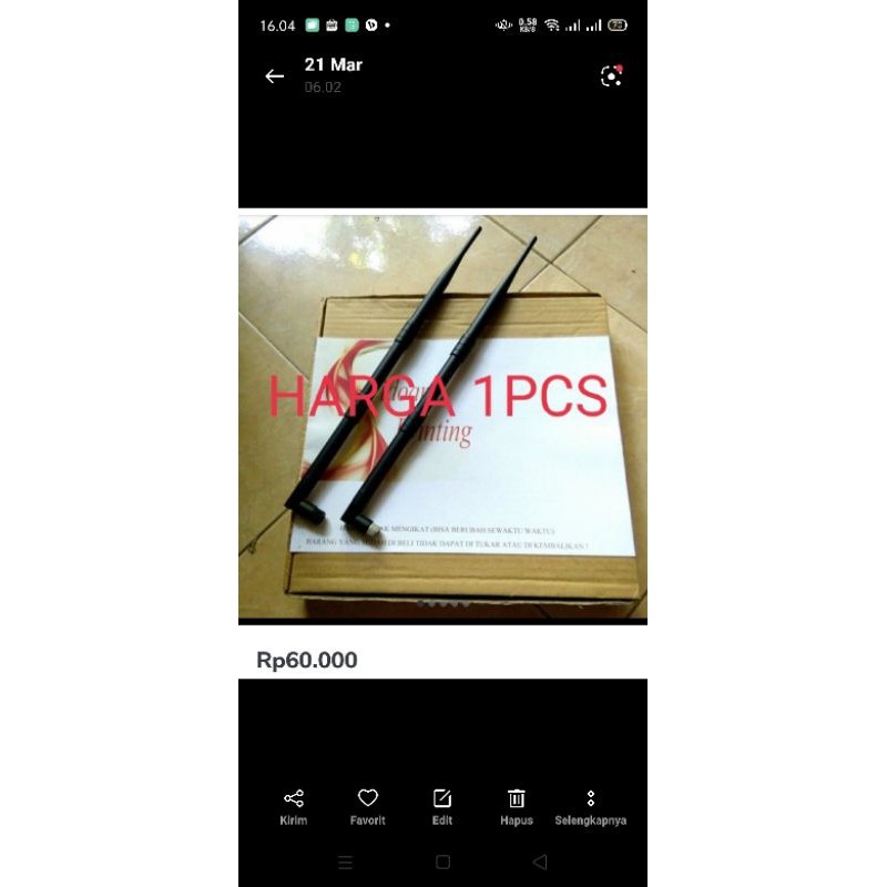 antena omni antenna omni penguat sinyal wireless antena omni 16db antena router indoor tplink