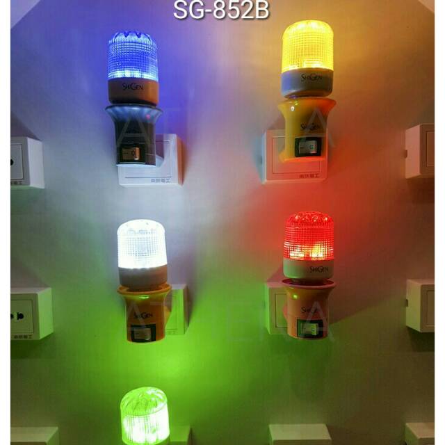 Mini lamp /lampu tidur LED shigen SG-852B sepaket dengan fitting
