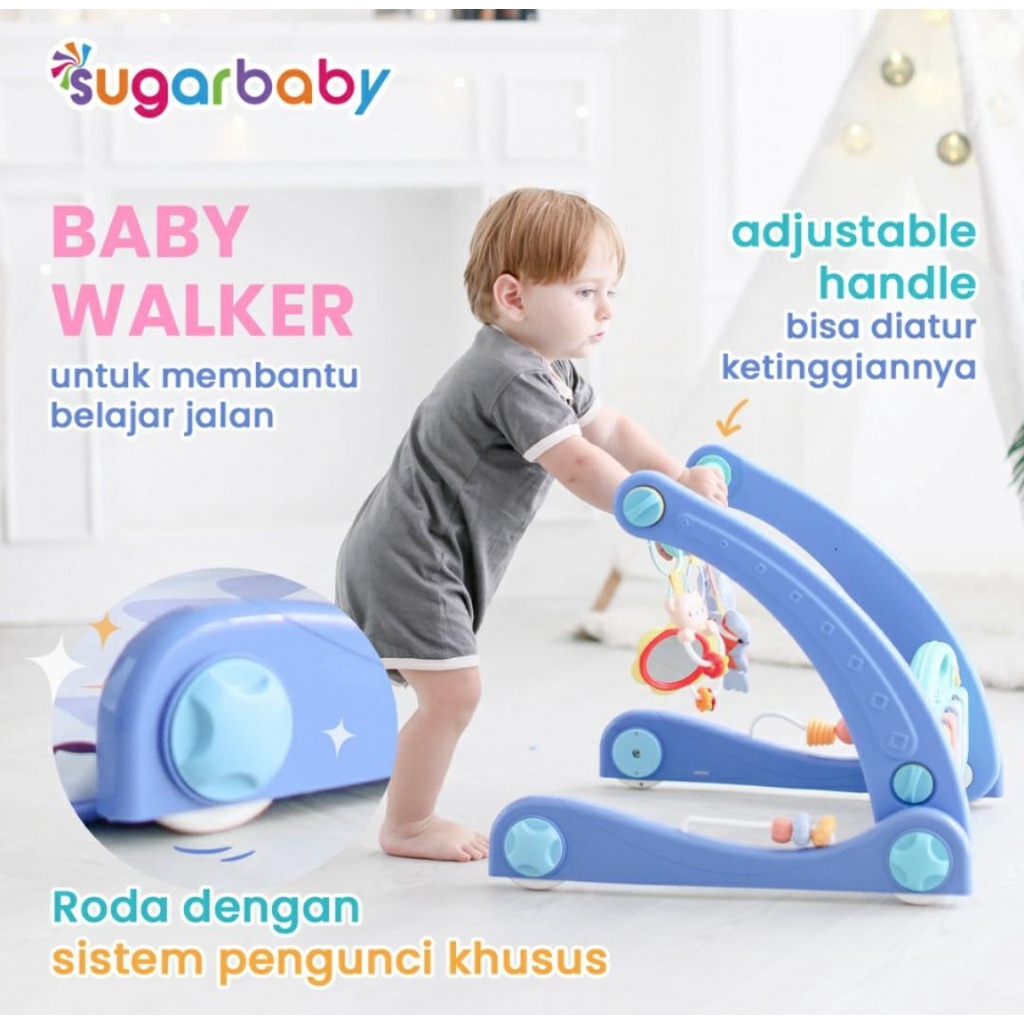 SUGARBABY 2IN1 BABY WALKER PLAYMAT / PLAYMAT BAYI