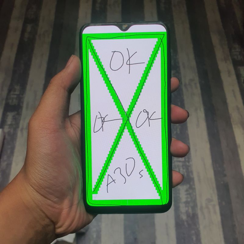 LCD Samsung A30s Original Sein Copotan Normal