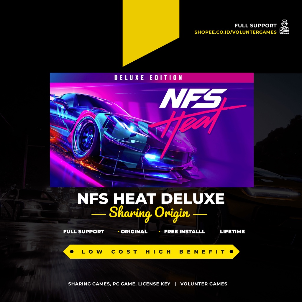 NEED FOR SPEED NFS HEAT DELUXE EDITION PC ORIGINAL
