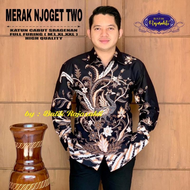 Baju Batik Pria Lengan Panjang Terbaru Baju Batik Pria Lengan Panjang Termurah Baju Batik Solo Shopee Indonesia