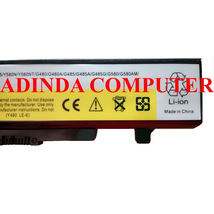 Baterai Lenovo G480 G400 G485A G485G G580AM G780 Z380A Z380AM