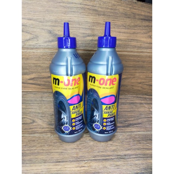 cairan tubles cairan ban tubles anti bocor cairan anti paku ban tubles motor/mobil merk m-one 350ml 