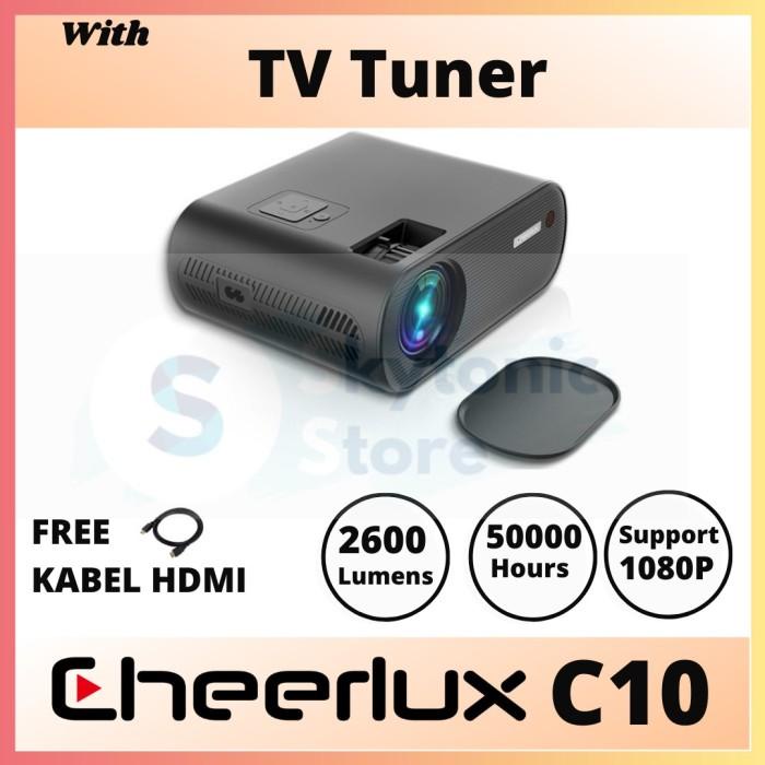 

Irled | Cheerlux C10 Tv Tuner - Mini Led Projector 2600 Lumens Support 1080P