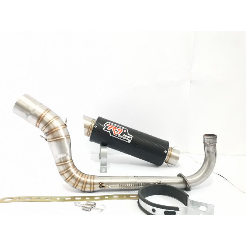 knalpot Racing Stainless purbalingga R9 motor mio fino soul GT freego xeon