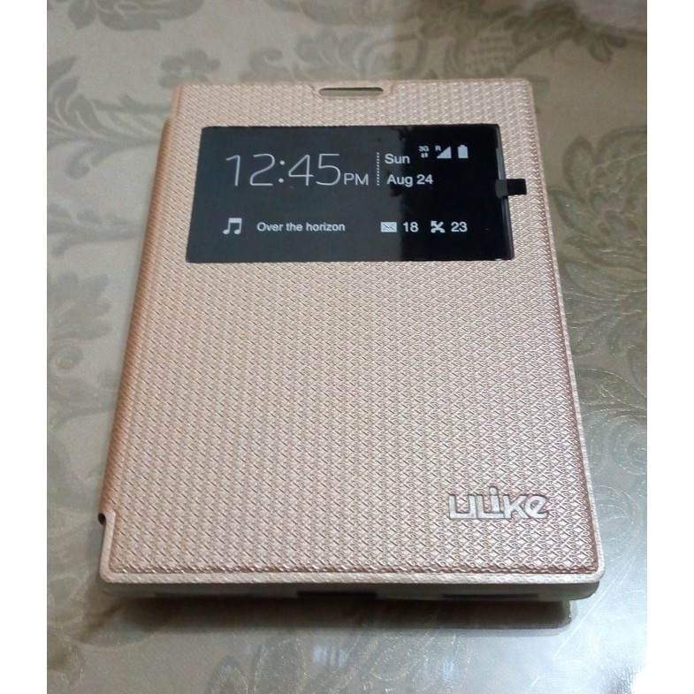 JA107 - LITCHI LEATHER CASE BLACKBERRY PASSPORT GOLD