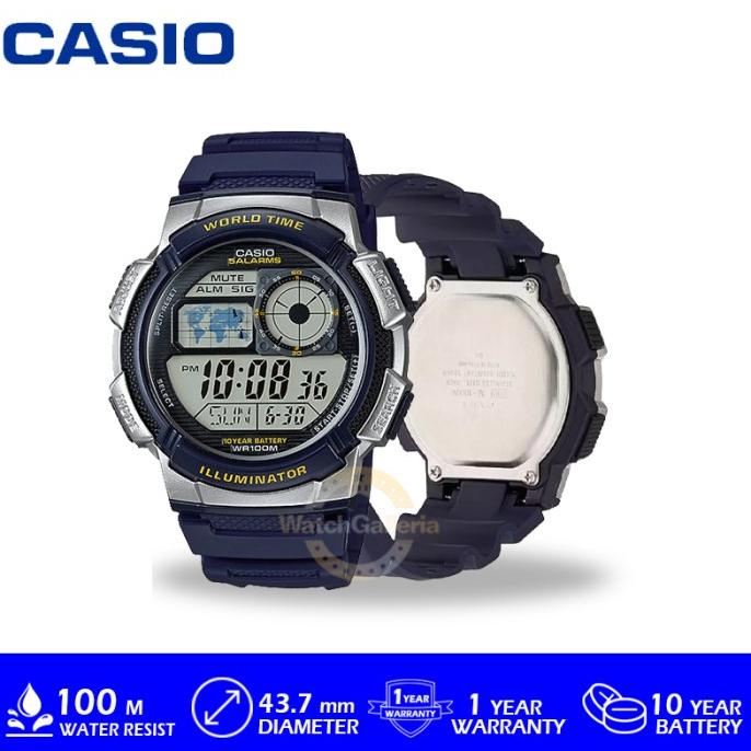 Casio General Ae-1000W-3Avdf / Ae 1000W 3Avdf / Ae1000W Original .