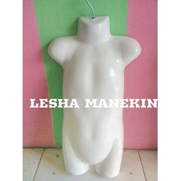 Manekin Hanger Gantung Body Dinding Anak