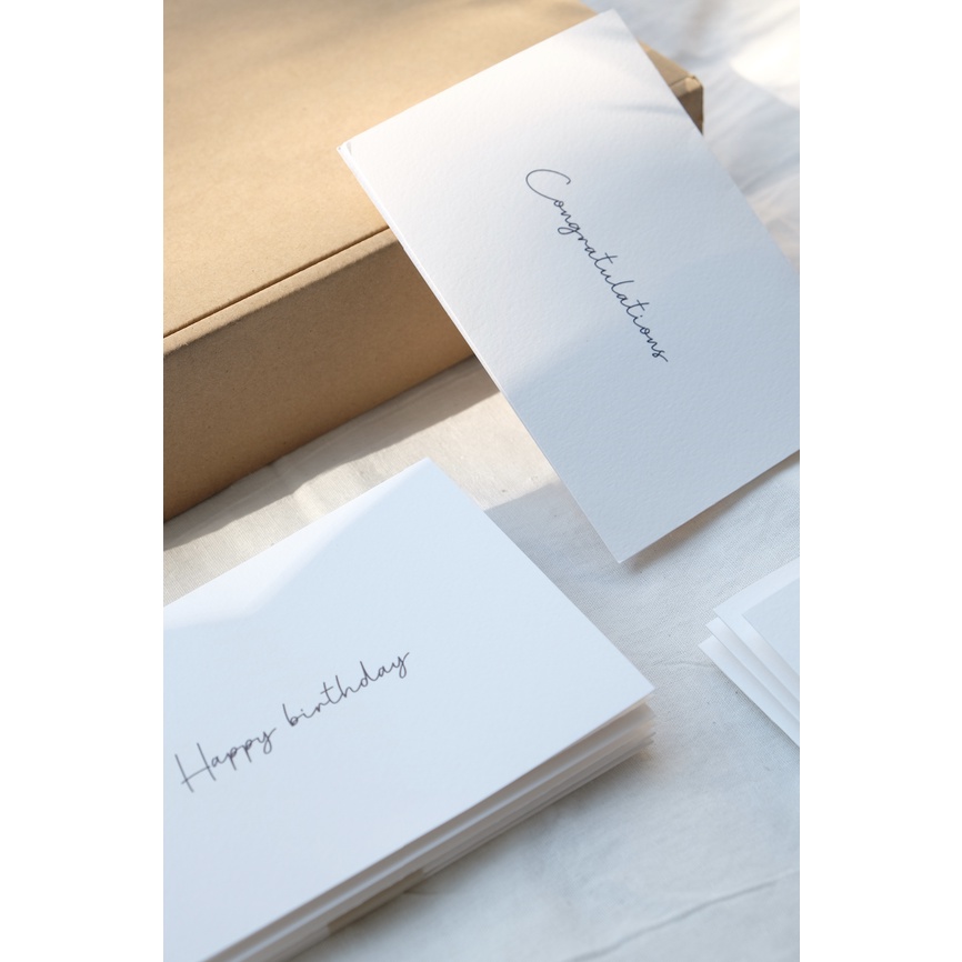

Greetings Card - Happy Birthday / Congratulations / Thank you