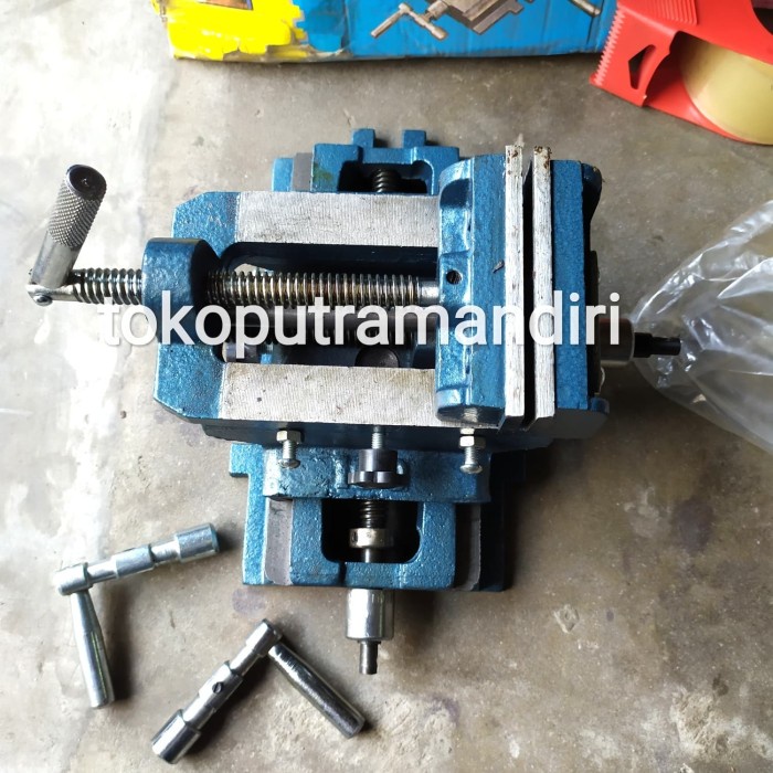 Ragum silang 3"/ vice Cross 3" Ragum slide Cross / Catok Bais Silang